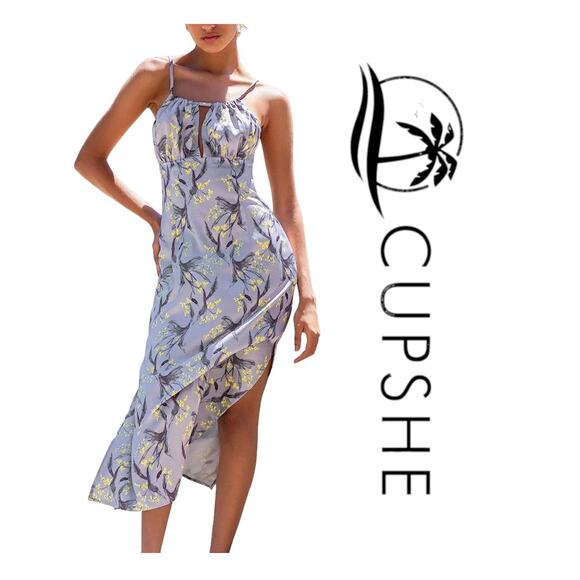 Cupshe Dresses & Skirts - Cupshe New Floral Keyhole Maxi Dress Size Large